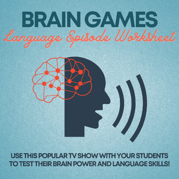 Preview of Test Your Brain Worksheet-Language Episode (Communication; Speech)