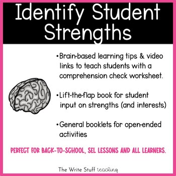 My Brain Growth Mindset Activity by The Write Stuff | TpT