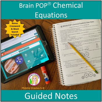 Preview of Brain POP Chemical Equations Guided Notes