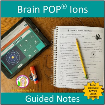 Preview of Brain POP Ions Guided Notes