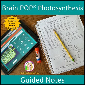 Preview of Brain POP Photosynthesis Guided Notes