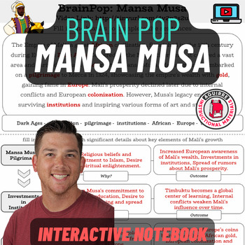 Preview of Brain Pop: Mansa Musa - Extension Activity - West Africa Unit