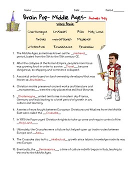 The Middle Ages for Kids - Questions and Answers