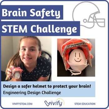 Preview of Brain Safety STEM Challenge: Design a Football Helmet