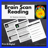 Brain Scans Reading or Station Activity: Print & Digital