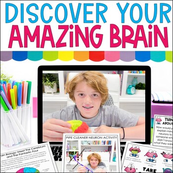 Preview of Human Brain Science Activities: Anatomy, Neuroscience, Emotions, Growth Mindset