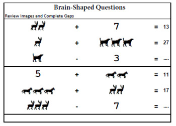 Preview of Brain-Shaped Questions