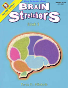 Preview of Brain Stretchers Book 3 - Classic Math, Logic, & Word Problems for Grades 6-12+