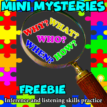 Preview of Brain Teaser Mysteries Fun FREEBIE