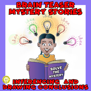 Preview of Mystery Short Stories GRADES 3-4 - making inferences & drawing conclusions