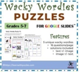 Brain Teaser Wacky Wordies Puzzles for Google Apps™ Gr7-12