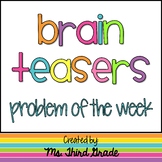 Brain Teasers- Problem of the Week