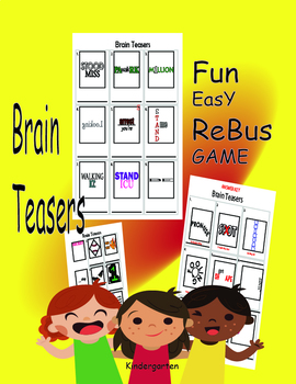 Preview of Brain Teasers Rebus Puzzles Games