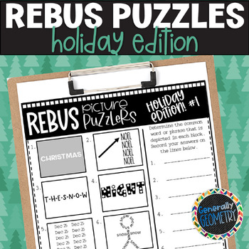 holiday rebus puzzles