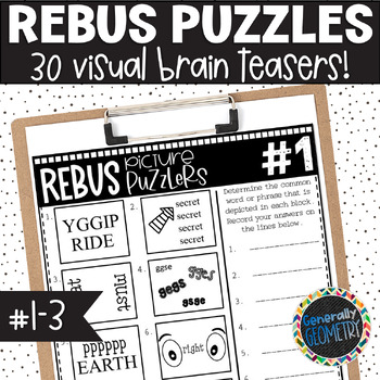 visual brain teasers for kids