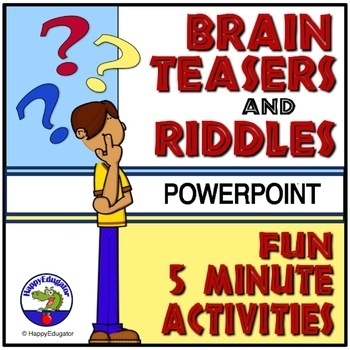 Preview of Brain Teasers and Riddles PowerPoint