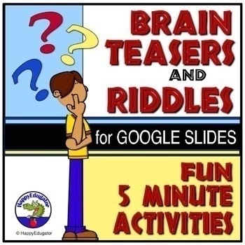 Preview of Brain Teasers and Riddles for Google Slides