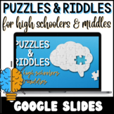 Brain Teasers for Secondary Students | Puzzles | Riddles |