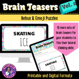 Brain Teasers vol. 2: Rebus & Emoji Puzzles