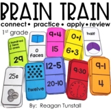Brain Train Math Dominoes First Grade
