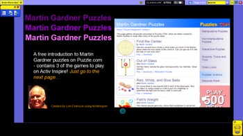Preview of Martin Gardner Interactive Puzzles