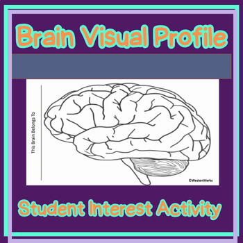 Preview of Brain Visual Profile | Student Interest Activity| Brain Facts