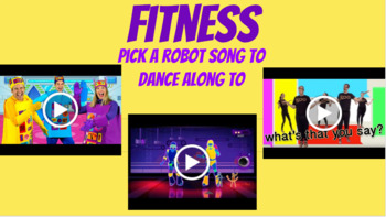 Preview of Brain break robot dances
