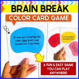 Brain break time filler kids movement activities- Fun colo