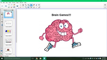 Preview of Brain games SMARTboard activity!!