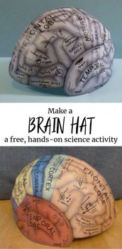 The Original Brain Hat by Ellen McHenry's Basement Workshop