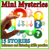 BRAIN TEASER MYSTERIES FOR GRADES 9-12 Making inferences