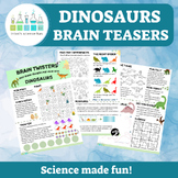 Brain teasers and logic puzzles & riddles - Dinosaurs!