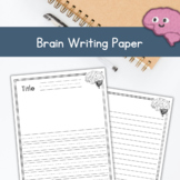 Brain-themed Writing Paper