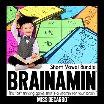 Preview of Phonics Games - Brainamin Phonics Short Vowel Bundle