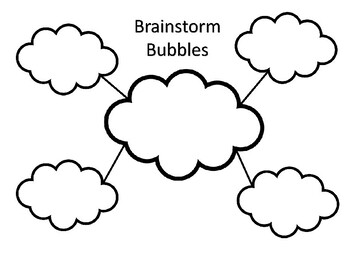 Preview of Brainstorm Bubble Template