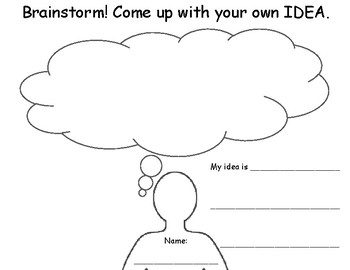 Preview of Brainstorming Bubbles *Differentiated*