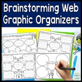 6 Brainstorming Graphic Organizers | Brainstorm Web for Wr