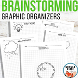 Brainstorming Graphic Organizers Ideas Worksheet Mind Map Brain Dump Thought Web