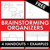 Brainstorming Organizers, FREE Handouts & Examples to Help