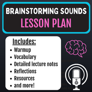 Preview of Brainstorming Sounds [Podcasting Lesson Plan]