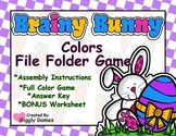 Brainy Bunny Colors File Folder Game