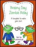 Brainy Day Zombie Relay template - Personal Use Only!