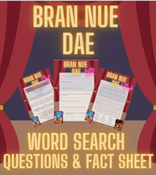 Preview of Bran Nue Dae Musical WORD SEARCH with Fact Sheet & Questions