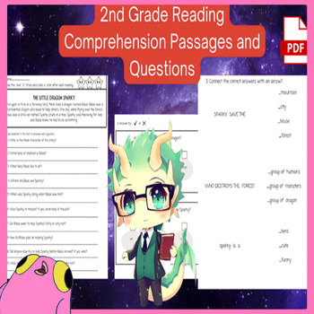 Preview of Branch Out with Reading! Comprehension Passages & Questions for 2nd Grade (Tree