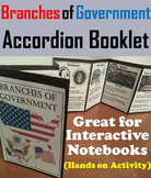 Three Branches of Government Activity Interactive Notebook