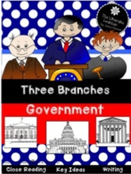 Preview of Branches of Government 2nd and 3rd Grade