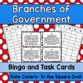 Branches of Government Bingo Game | Task Cards | Whole Cla