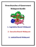 3 Branches of Government Webquest Bundle (Executive, Legis