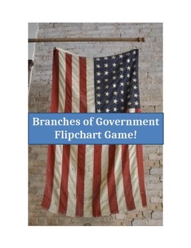Preview of Branches of Government Flipchart Game!!
