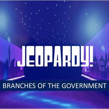 Preview of Branches of Government Jeopardy Review